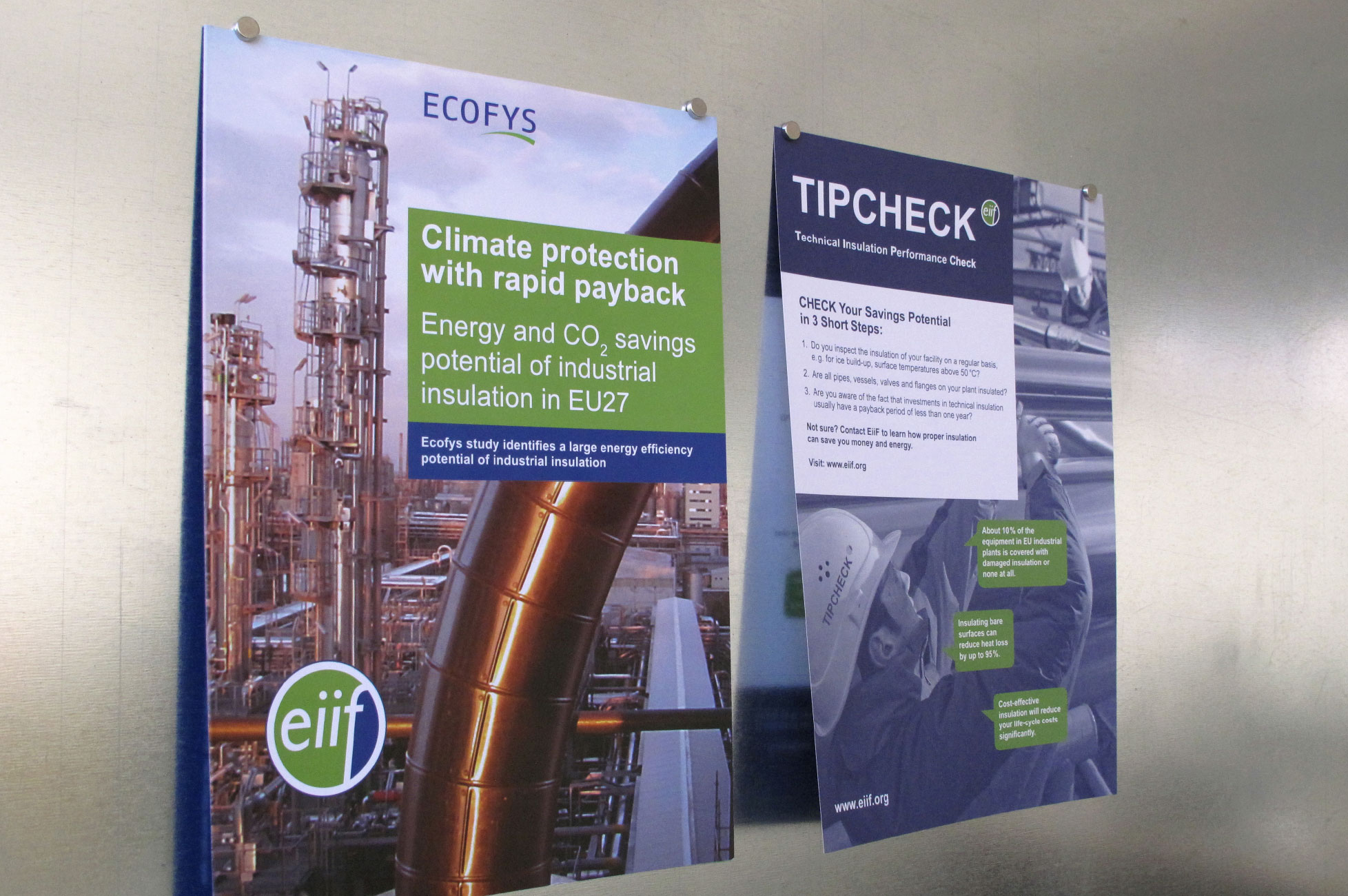 EiiF - Broschüren „Ecofys“ und „Tipcheck“