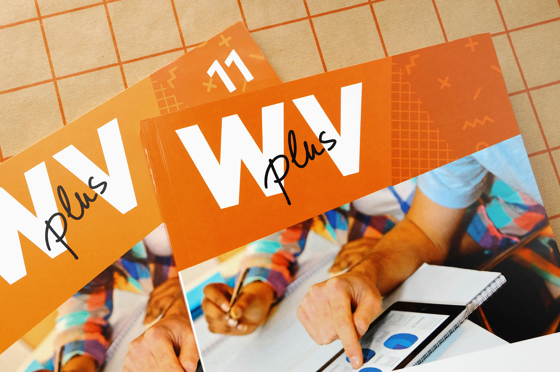 W plus V – Cover detail student’s book and workbook