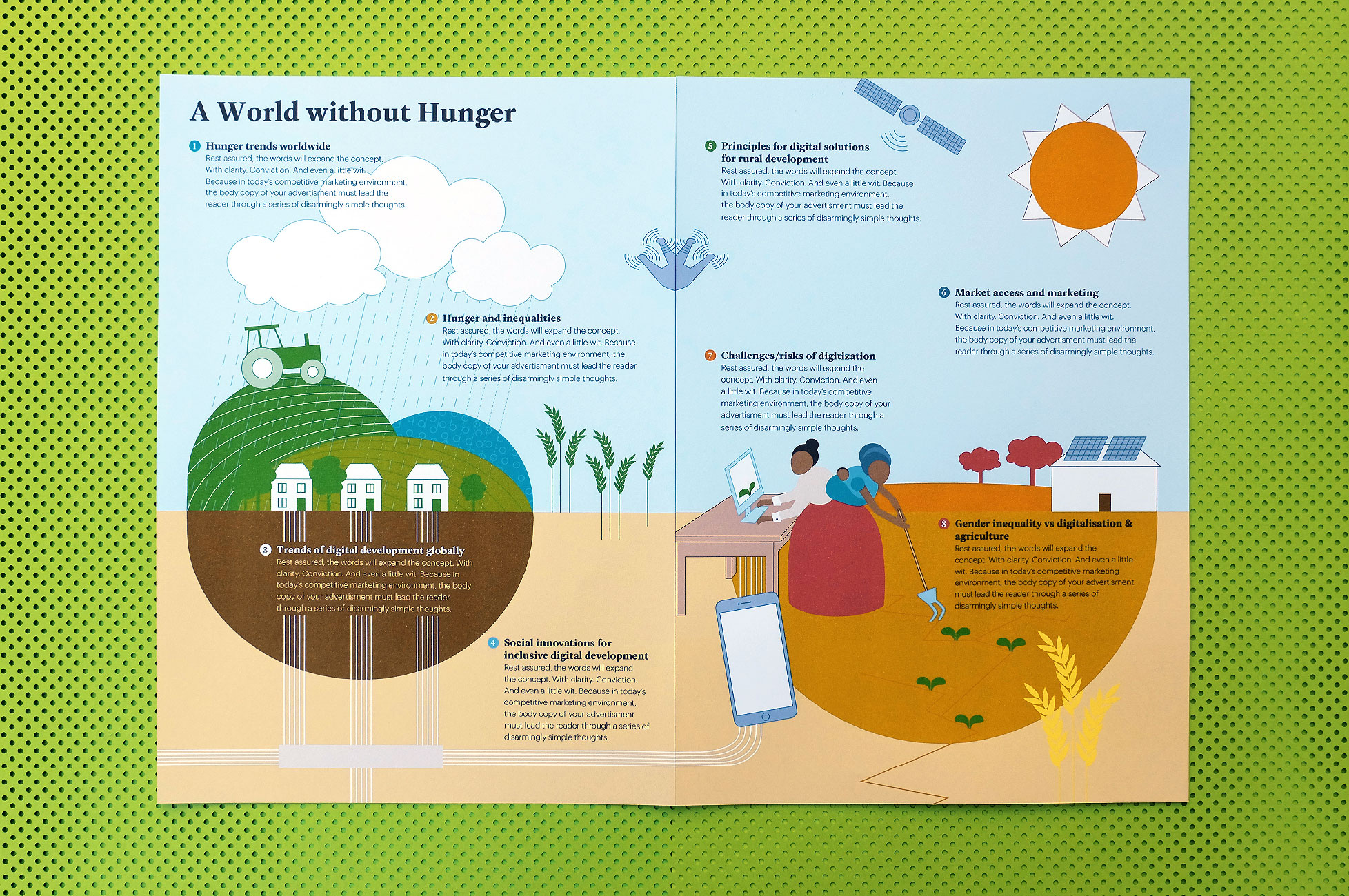 TMG Ernaehrungsatlas – Doppelseite Landwirtschaft