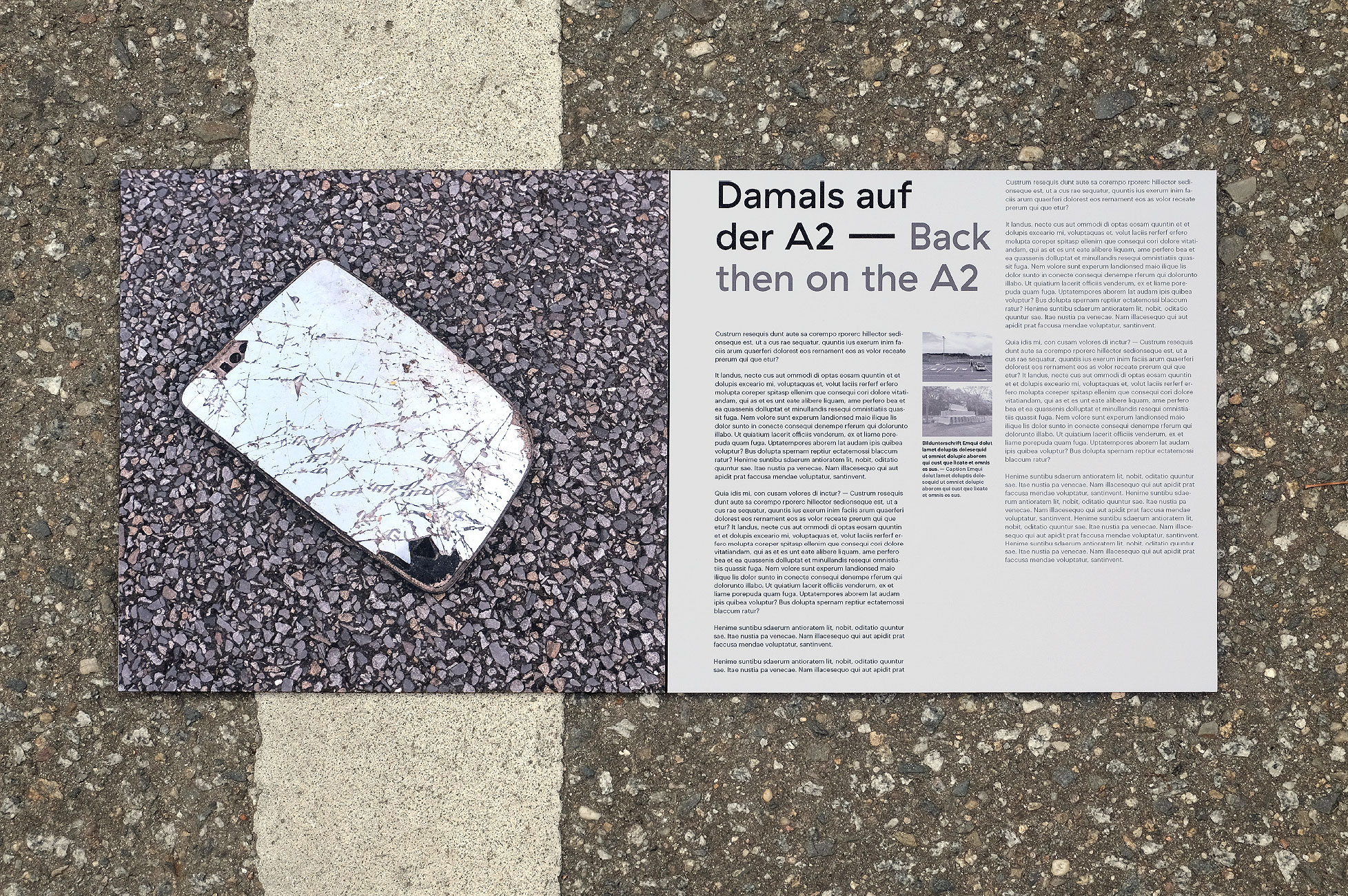 Autobahnorte – Textteil