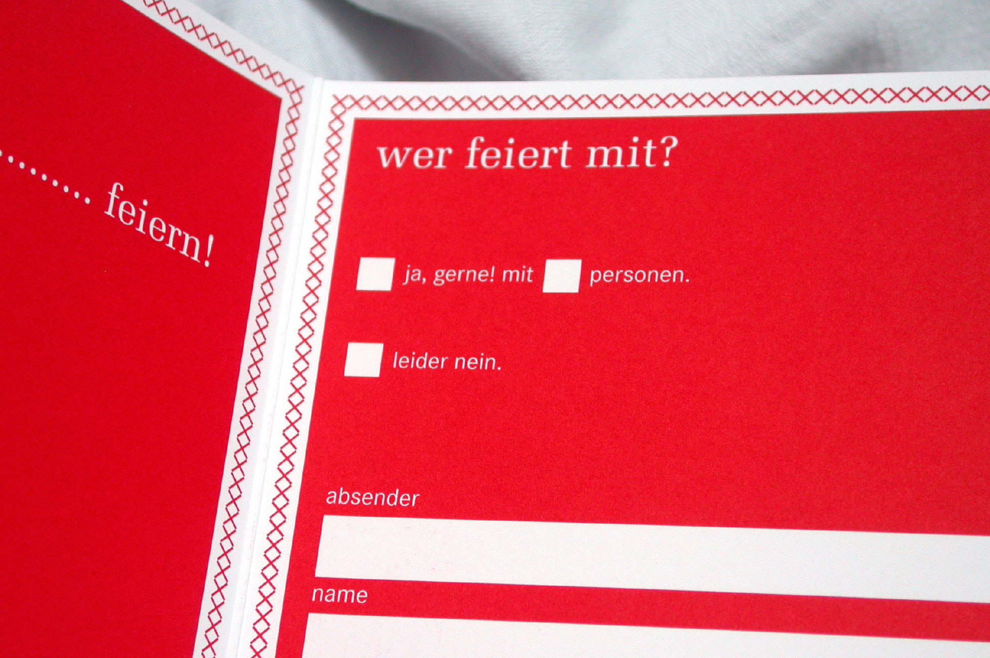 Nici + Knut - Einladung zur Hochzeit, Innenseite