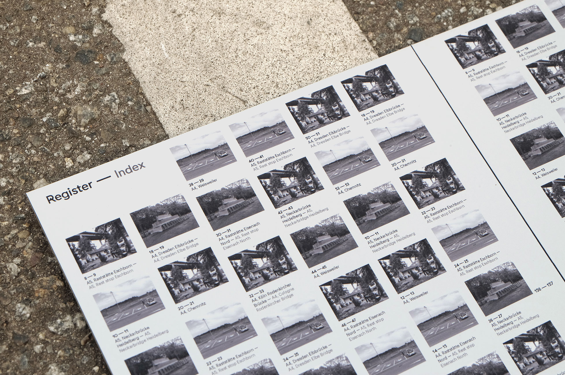 Autobahnorte – Anhang